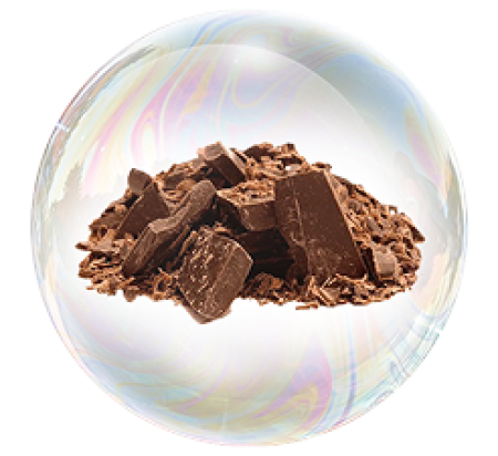 Amestec de ciocolată și carbohidrați 