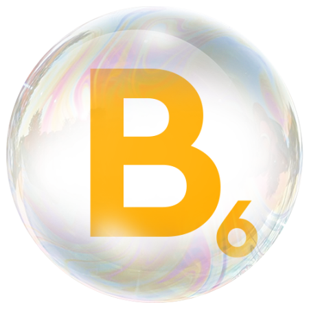 Витамини от група В (В1 – тиамин, В2 – рибофлавин, В3 – ниацин, В6)